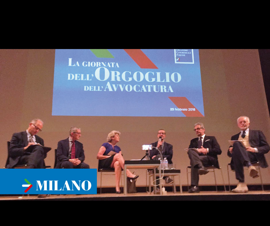 Giornata della dignità e dell'orgoglio dell'Avvocatura - 23 Febbraio 2018